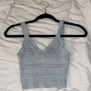 womens croptop blue comfortable